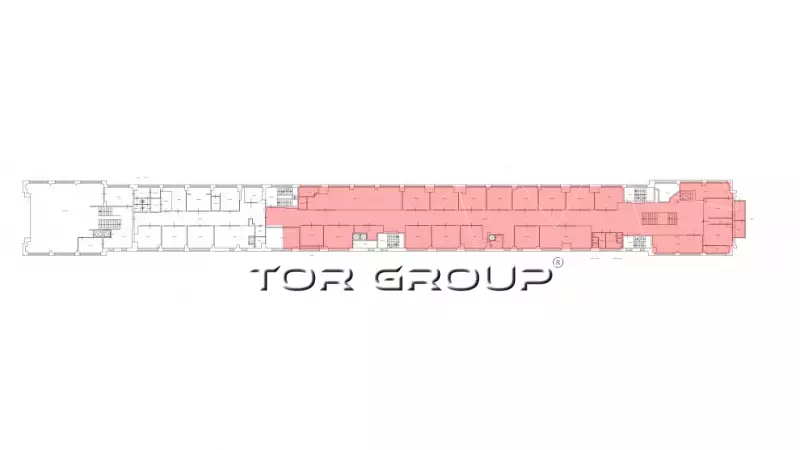 Торговый блок 1153,9 м2-99. План объекта