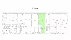 Аренда склада 75.9 кв.метров, 1 этаж-99. План объекта