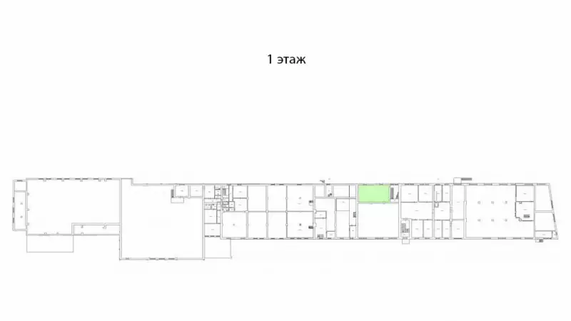 Аренда склада 68.1 кв.метров, 1 этаж-99. План объекта