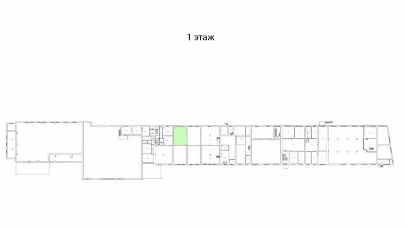 Аренда склада 60.8 кв.метров, 1 этаж-99. План объекта
