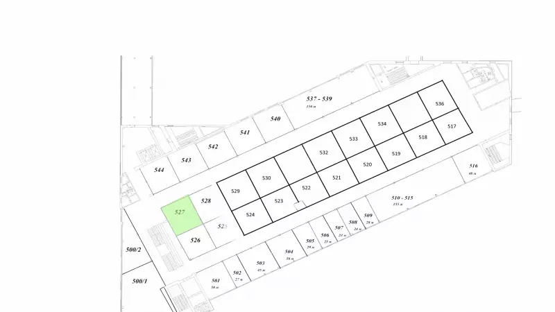 Аренда офиса 60 кв.метров, 5 этаж-99. План объекта