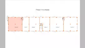 Аренда склада 143.1кв.метров, 1 этаж-99. План объекта