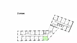 Продажа офиса 33.44 кв.метров, 3 этаж-99. План объекта