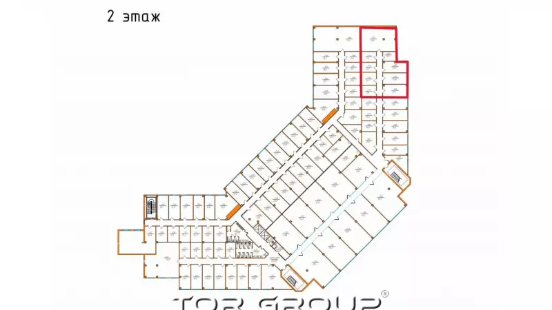 Офис 185 м. Все включено.есть 20-500м-99. План объекта