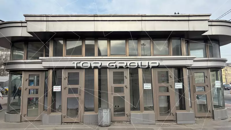 Аренда торгового помещения 10 кв.метров, 1 этаж-1. Фасад фронтальная