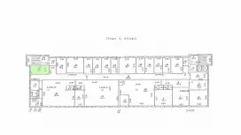 Аренда офиса 17.4 кв.метров, 6 этаж-99. План объекта