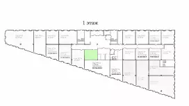 Продажа торгового помещения 30.52 кв.метров, 1 эт-99. План объекта