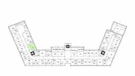 Аренда офиса 36.65 кв.метров, 2 этаж-99. План объекта
