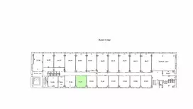 Аренда офиса 37.3 кв.метров, 3 этаж-99. План объекта