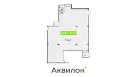 Продажа универсального помещения 349.2 кв.метров, 1 этаж-99. План объекта