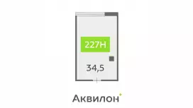 Продажа офиса 34.5 кв.метров, 6 этаж-99. План объекта