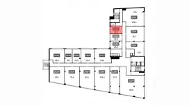 Продажа офиса 25 кв.метров, 7 этаж-99. План объекта