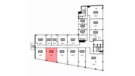 Продажа офиса 79.6 кв.метров, 8 этаж-99. План объекта