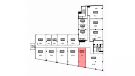 Продажа офиса 73.4 кв.метров, 8 этаж-99. План объекта