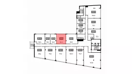 Продажа офиса 52.4 кв.метров, 8 этаж-99. План объекта