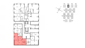 Продажа универсального помещения 66 кв.метров, 1 этаж-99. План объекта