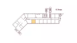 Аренда офиса 33 кв.метров, 6 этаж-99. План объекта