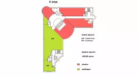 Аренда офиса 294.62 кв.метров, 5 этаж-99. План объекта