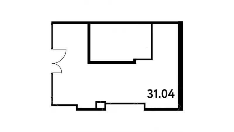 Продажа универсального помещения 30.29 кв.м, 3этаж-99. План объекта