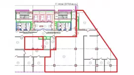 Панорамный офис 293,8 м2. От собственника-99. План объекта