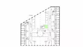 Продажа универсального помещения 53.4 кв.м, 2 этаж-99. План объекта
