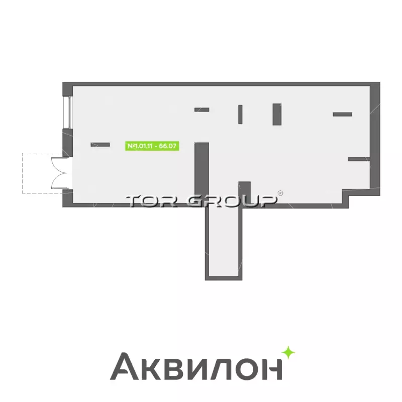 Продажа универсального помещения 104.8 кв.м, 1этаж-99. План объекта