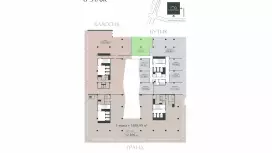 Продажа офиса 180.68 кв.метров, 8 этаж-99. План объекта