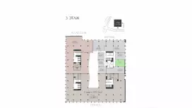 Продажа офиса 95.39 кв.метров, 5 этаж-99. План объекта