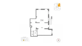 Продажа универсального помещения 118.2 кв.м, 1этаж-99. План объекта