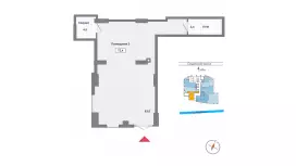 Продажа универсального помещения 72.4 кв.м, 1 этаж-98. Фото объекта