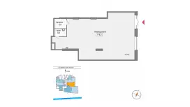 Продажа универсального помещения 119.3 кв.м, 1этаж-99. План объекта