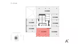 Продажа офиса 93.69 кв.метров, 2 этаж-99. План объекта