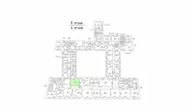 Аренда офиса 30.1 кв.метров, 4 этаж-99. План объекта