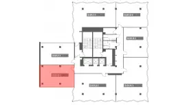 Продажа офиса 59.25 кв.метров, 3 этаж-99. План объекта