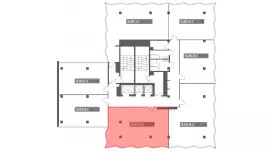 Продажа офиса 93.69 кв.метров, 3 этаж-99. План объекта