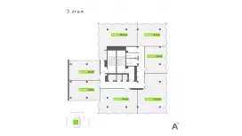 Продажа офиса 632.56 кв.метров, 3 этаж-99. План объекта