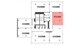 Продажа офиса 59.05 кв.метров, 4 этаж-99. План объекта