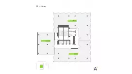 Продажа офиса 632.01 кв.метров, 6 этаж-99. План объекта