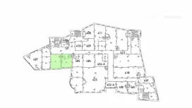 Аренда офиса 92.5 кв.метров, 4 этаж-99. План объекта