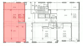 Продажа универсального помещения 154.8 кв.м, 1этаж-99. План объекта