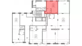 Продажа универсального помещения 31.5 кв.м, 1 этаж-99. План объекта
