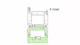 Аренда офиса 1385 кв.метров, 4 этаж-99. План объекта