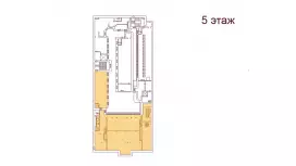 Аренда офиса 659.7 кв.метров, 5 этаж-99. План объекта
