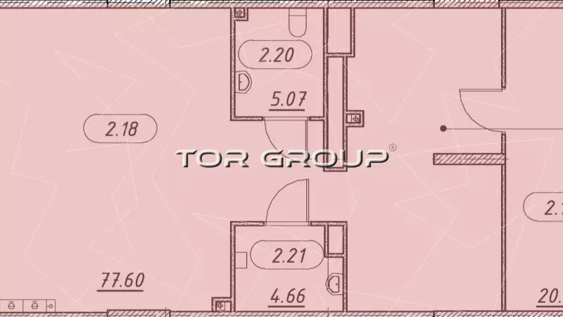 Продажа универсального помещения 107.66 кв.м,1этаж-99. План объекта