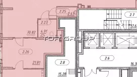 Продажа универсального помещения 117.22 кв.м,1этаж-99. План объекта
