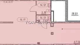 Продажа универсального помещения 75.16 кв.м, 1этаж-99. План объекта
