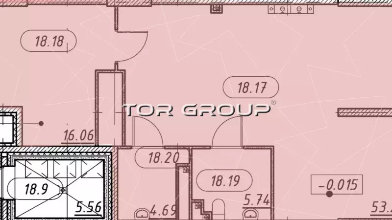 Продажа универсального помещения 79.69 кв.м, 1этаж-99. План объекта