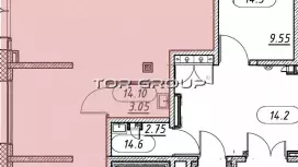 Продажа универсального помещения 88.75 кв.м, 1этаж-99. План объекта