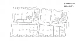 Аренда офиса 1389 кв.метров, 1 этаж-99. План объекта
