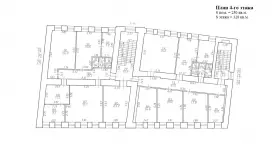 Аренда офиса 1389 кв.метров, 1 этаж-99. План объекта
